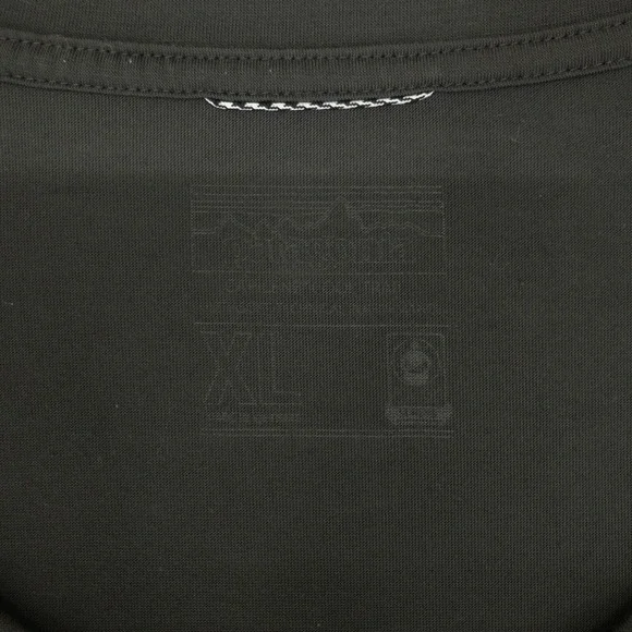 Patagonia Capilene Cool Trail T-Shirt Mens XL Black Short Sleeve Distressed Tee - Picture 3 of 9